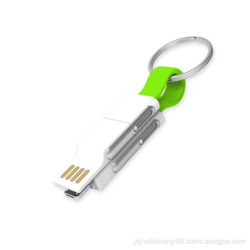 Yijiashishang Hot Promotional Products 4 in 1 Mini USB Short Cable For Android And IOS With CE ROHS Certificate